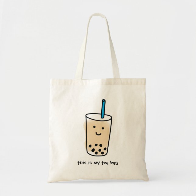 Esta es mi bolsa de té Boba (Frente)
