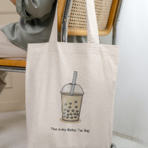 Esta es mi bolsa de té y leche de Boba