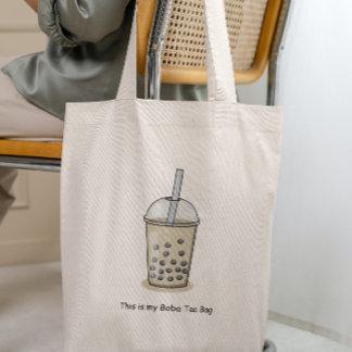Esta es mi bolsa de té y leche de Boba