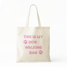 Esta es mi bolsa para pasear al perro
