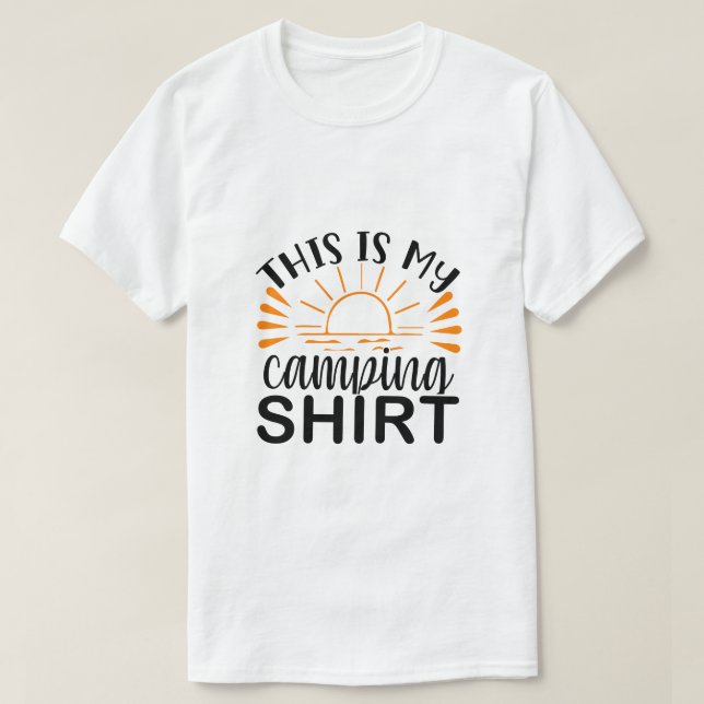 Esta es mi camisa de camping  (Diseño del anverso)