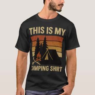 Esta Es Mi Camisa De Camping Senderismo Fogata Cam