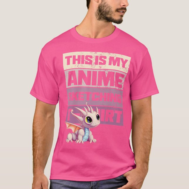 Esta Es Mi Camisa De Esbozo De Anime (Anverso)