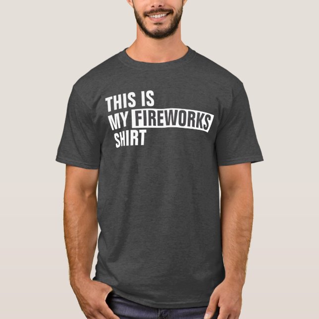 Esta es mi camisa de FIREWORKS (Anverso)