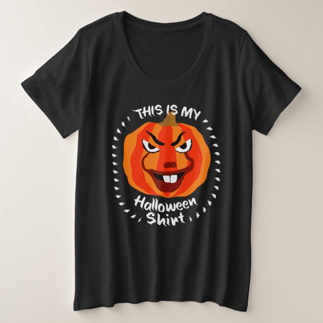 🎃 Esta Es Mi Camisa De Halloween - Calabaza Graci (Anverso del diseño)