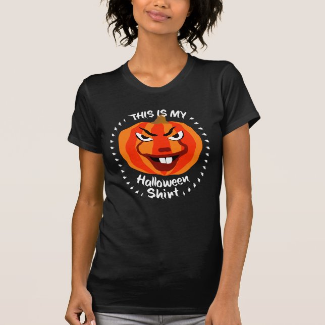 🎃 Esta Es Mi Camisa De Halloween - Calabaza Graci (Anverso)