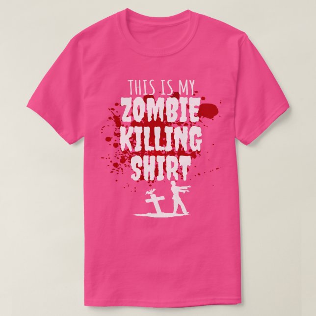 Esta es mi camisa de muerte zombi (Diseño del anverso)