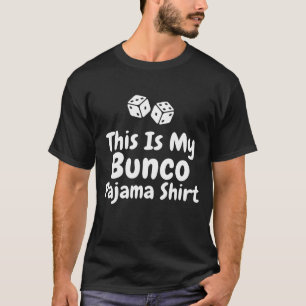 Esta es mi camisa de pijama de Bunco regalo divert