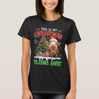 Esta es mi camisa de pijama de Navidad Santa Granj
