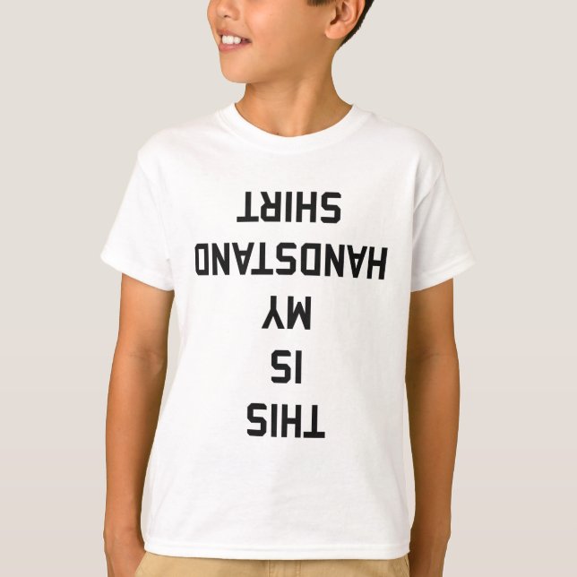 Ésta es mi camisa del Handstand (Anverso)