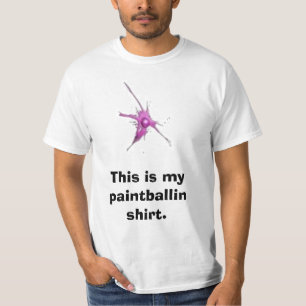 Ésta es mi camisa del paintballin