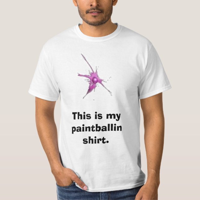 Ésta es mi camisa del paintballin (Anverso)