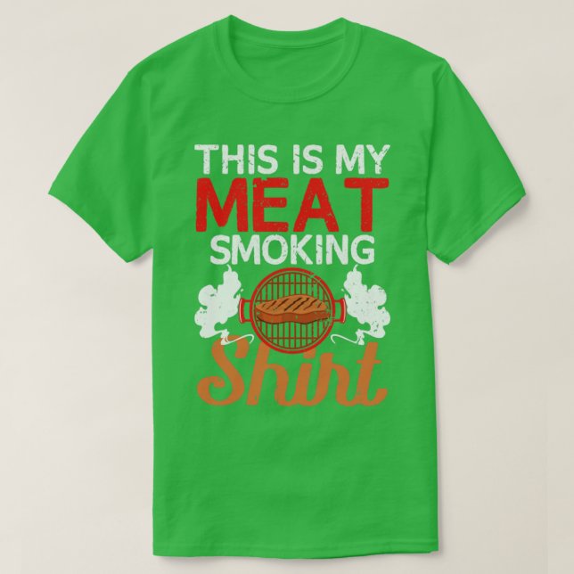 Esta Es Mi Camisa Para Fumar Carne (Diseño del anverso)