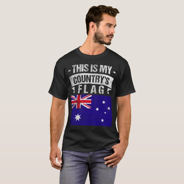 Ésta es mi camiseta australiana de la bandera de (Anverso completo)