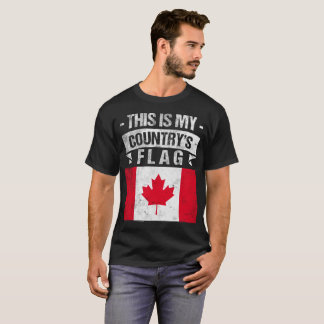 Ésta es mi camiseta canadiense del día de la