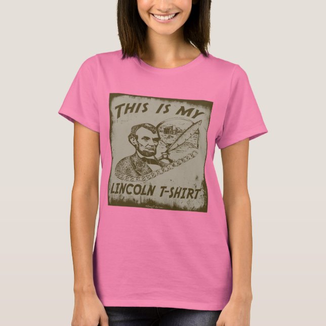 ESTA ES MI CAMISETA DE ABE LINCOLN (Anverso)