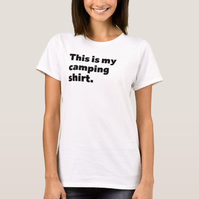 Esta es mi camiseta de campamento (Anverso)