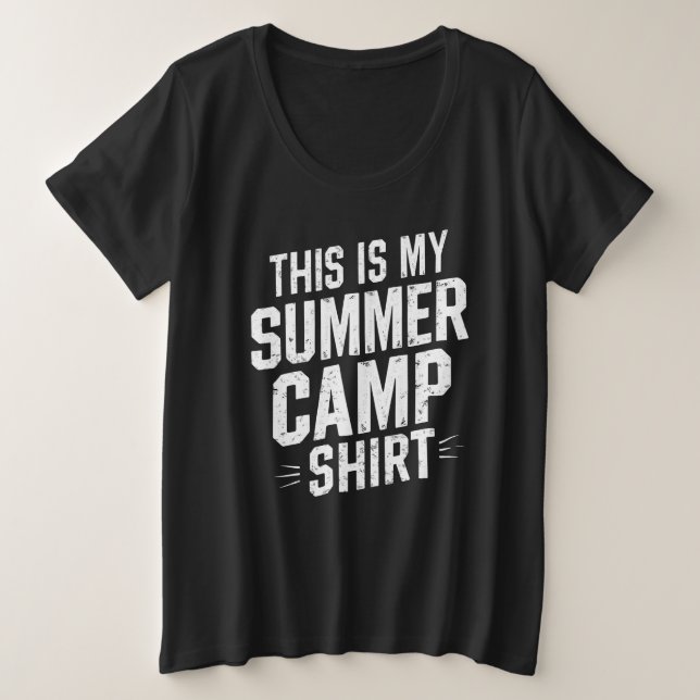 Esta Es Mi Camiseta De Campamento De Verano Direct (Anverso del diseño)