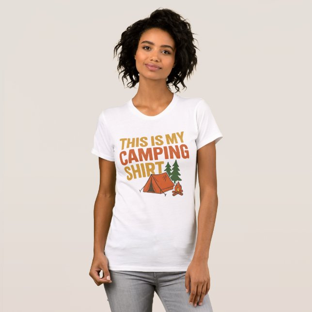 Esta es mi camiseta de camping (Anverso completo)