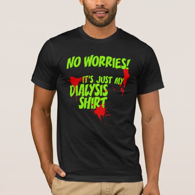 Esta es mi camiseta de diálisis, un paciente diver (Anverso)
