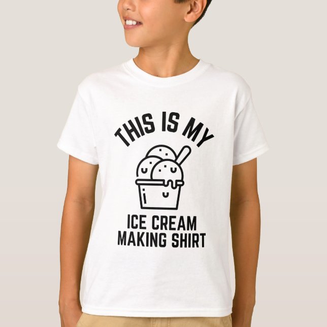 Esta es mi camiseta de helados (Anverso)