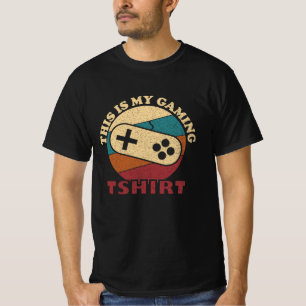 esta es mi camiseta de juegos divertido regalo par