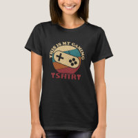 esta es mi camiseta de juegos divertido regalo par