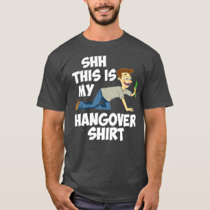 Esta es mi camiseta de la resaca, divertidos regal