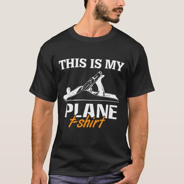 Esta es mi camiseta de madera tallada (Anverso)
