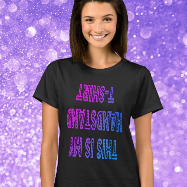 "Esta es mi camiseta de mano" Gymnastics Tee (Subido por el creador)