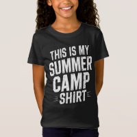 Esta Es Mi Camiseta De Mi Campamento De Verano Dir