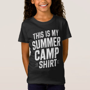 Esta Es Mi Camiseta De Mi Campamento De Verano Dir