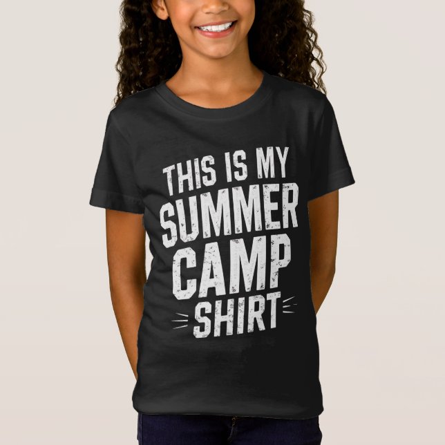 Esta Es Mi Camiseta De Mi Campamento De Verano Dir (Anverso)