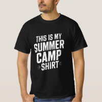 Esta Es Mi Camiseta De Mi Campamento De Verano Dir