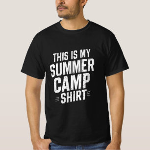 Esta Es Mi Camiseta De Mi Campamento De Verano Dir