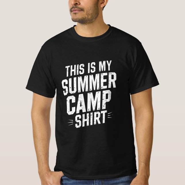 Esta Es Mi Camiseta De Mi Campamento De Verano Dir (Anverso)