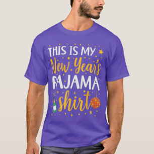 Esta es Mi Camiseta de Pijama de Año Nuevo Feliz A