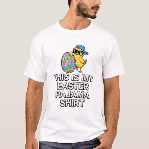 Esta es Mi Camiseta De Pijama De Pascua De Pollo H
