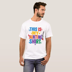 Esta es Mi Camiseta de Pintura Amantes del Arte Di