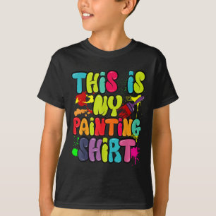Esta es mi camiseta de pintura graciosa de los ama