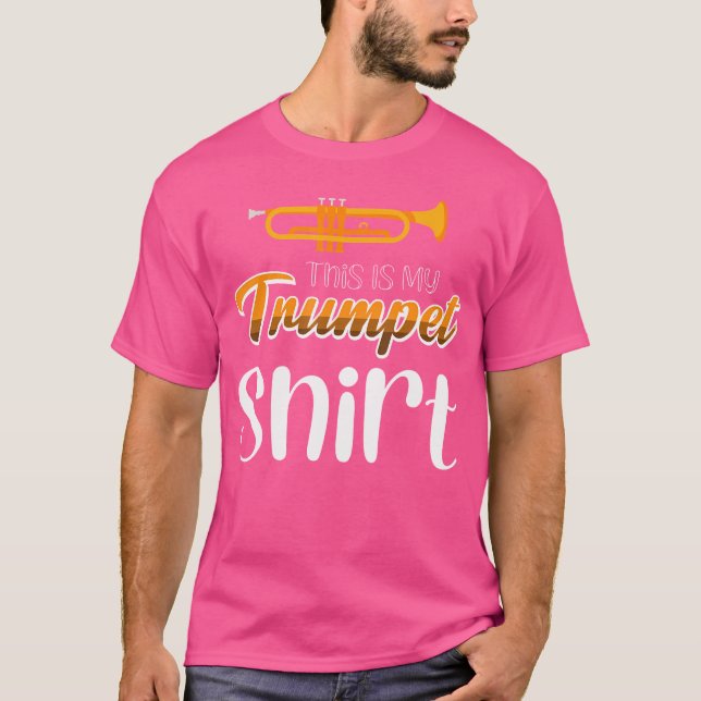 Esta es mi camiseta de trompeta (Anverso)