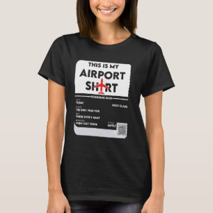 Esta es mi camiseta del aeropuerto Familia Travel 