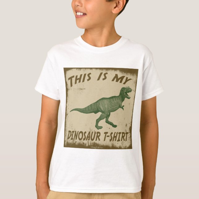 ÉSTA ES MI CAMISETA DEL DINOSAURIO (Anverso)