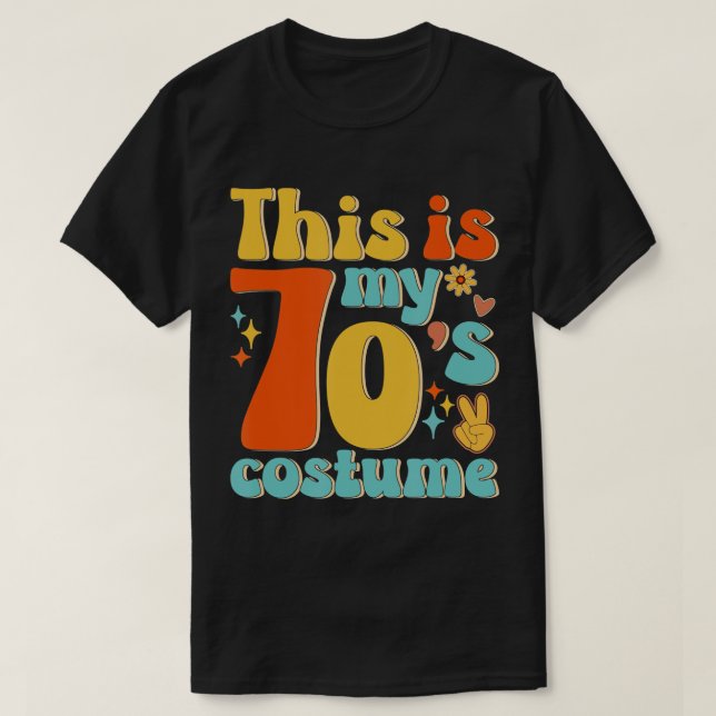 Esta es mi camiseta estilo hippie de los 70 (Diseño del anverso)