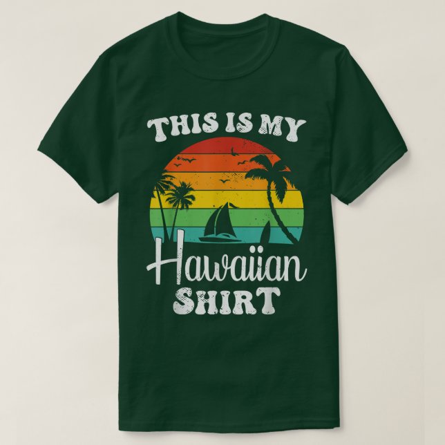 Esta es mi camiseta hawaiana Aloha Hawaii para hom (Diseño del anverso)