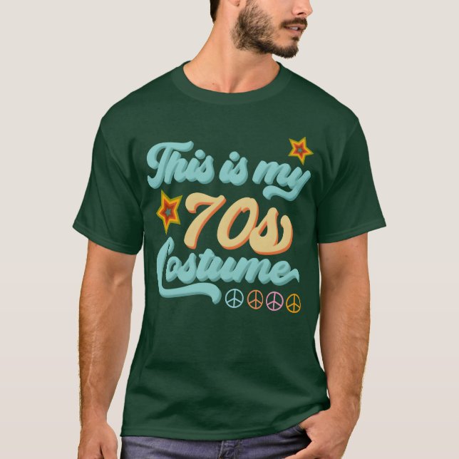 Esta es mi divertida camiseta de fiesta de los 70, (Anverso)