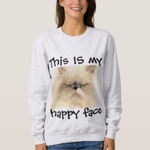 ESTA ES MI FELIZ CARA DE CAMISETAS PERSAS DE GATO
