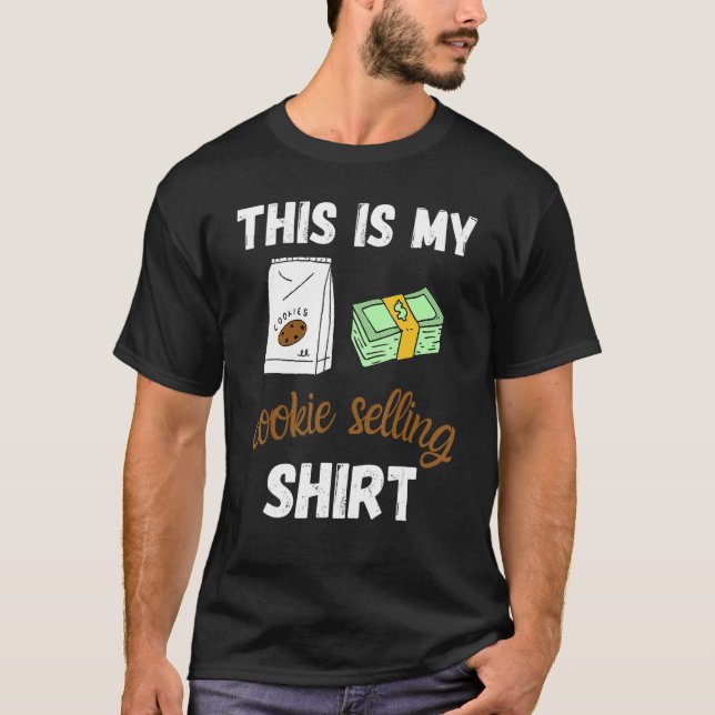 Esta es mi galleta vendiendo camiseta para un café (Anverso)