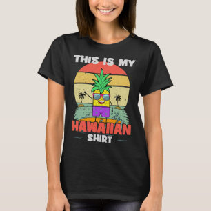 Esta Es Mi Graciosa Camisa Hawaiana Pineapple Aloh