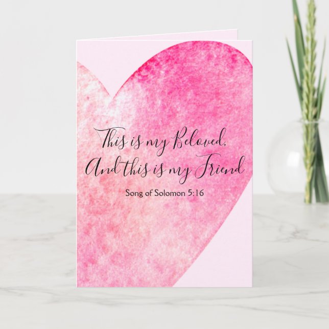 Esta es mi querida tarjeta de felicitación (Anverso)